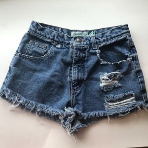 High waisted shorts